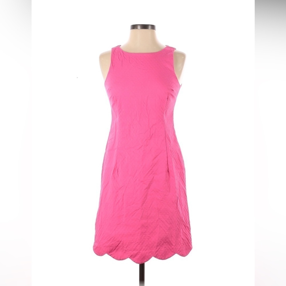 Southern Tide Charleston Pink Tank Mini Scalloped Hem Dress Size 2